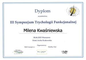 Trychologia Funkcjonalna – intensywny weekend na III Sympozjum Trychologii Funkcjonalnej. https://milena-trycholog.pl