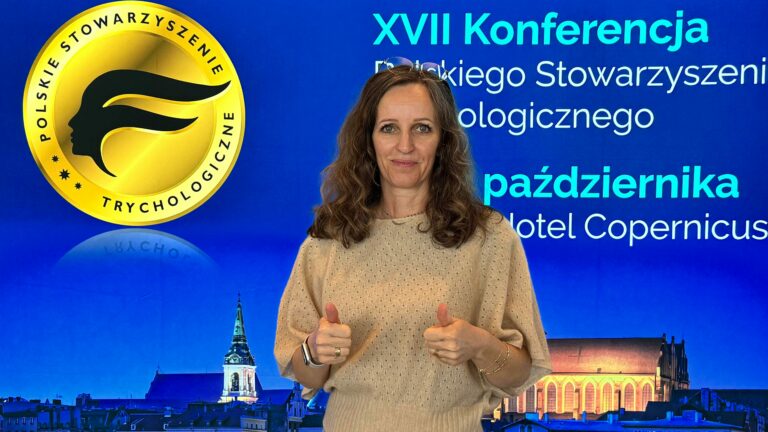 Edukacja Ogólnopolska Konferencja Trychologiczna Utrata włosów Problemy z włosami Łysienie Problemy skóry głowy Trycholog Pomoc Zabiegi Bydgoszcz Szwederowo Nowa 15