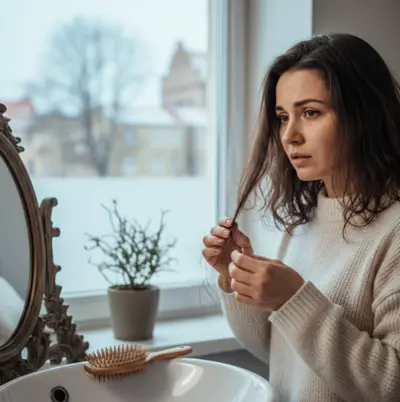 Wypadanie włosów po zimie Trycholog Bydgoszcz Milena przy ul. Nowej 15 https://milena-trycholog.pl Najlepszy Trycholog w Bydgoszczy